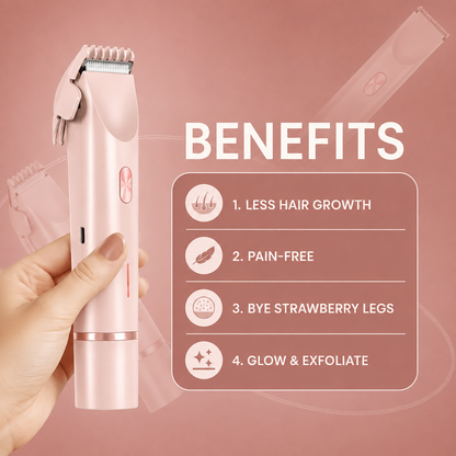 2 in 1 Women Body Shaver