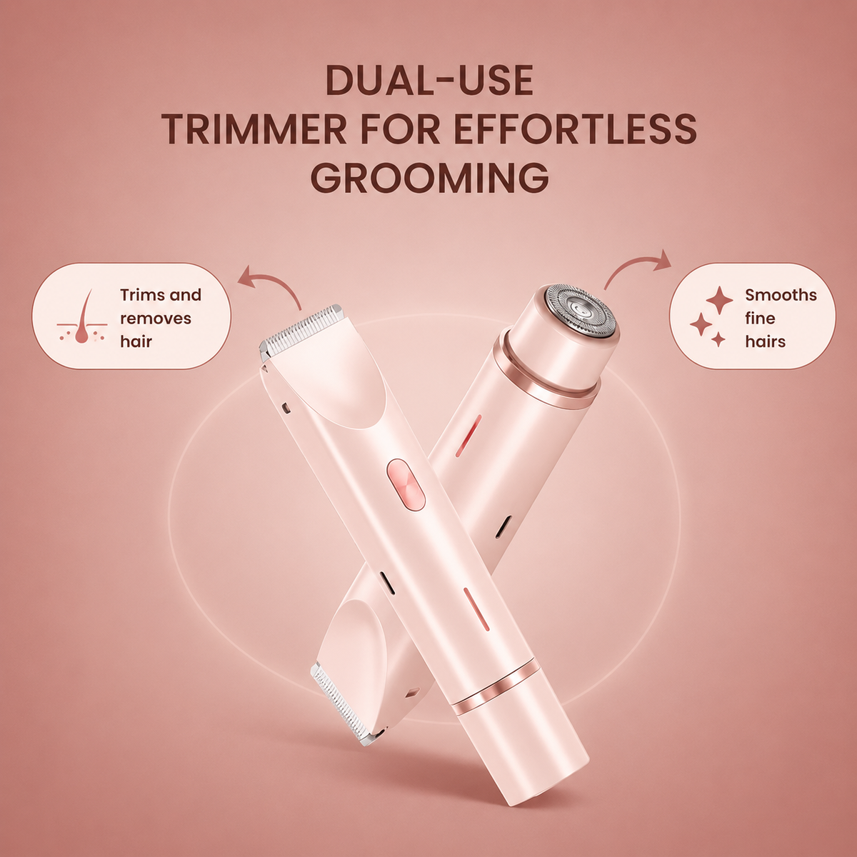 2 in 1 Women Body Shaver